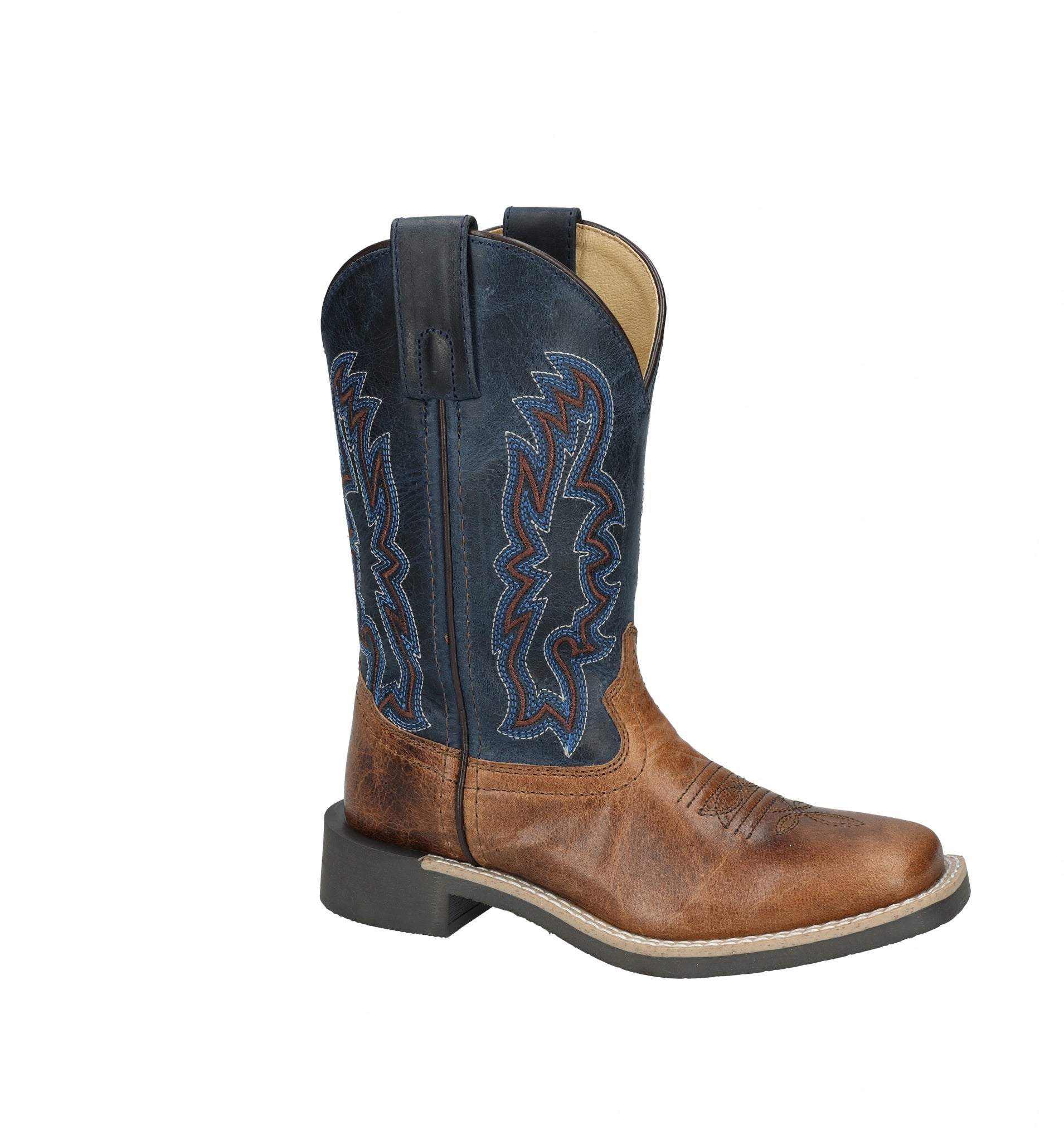 Smoky Mountain Childs Rustler Square Toe Leather Boots
