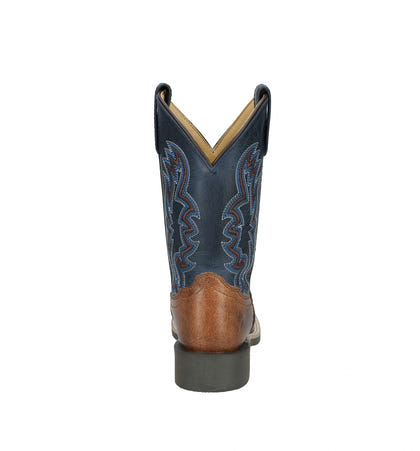 Smoky Mountain Youth Rustler Square Toe Leather Boots