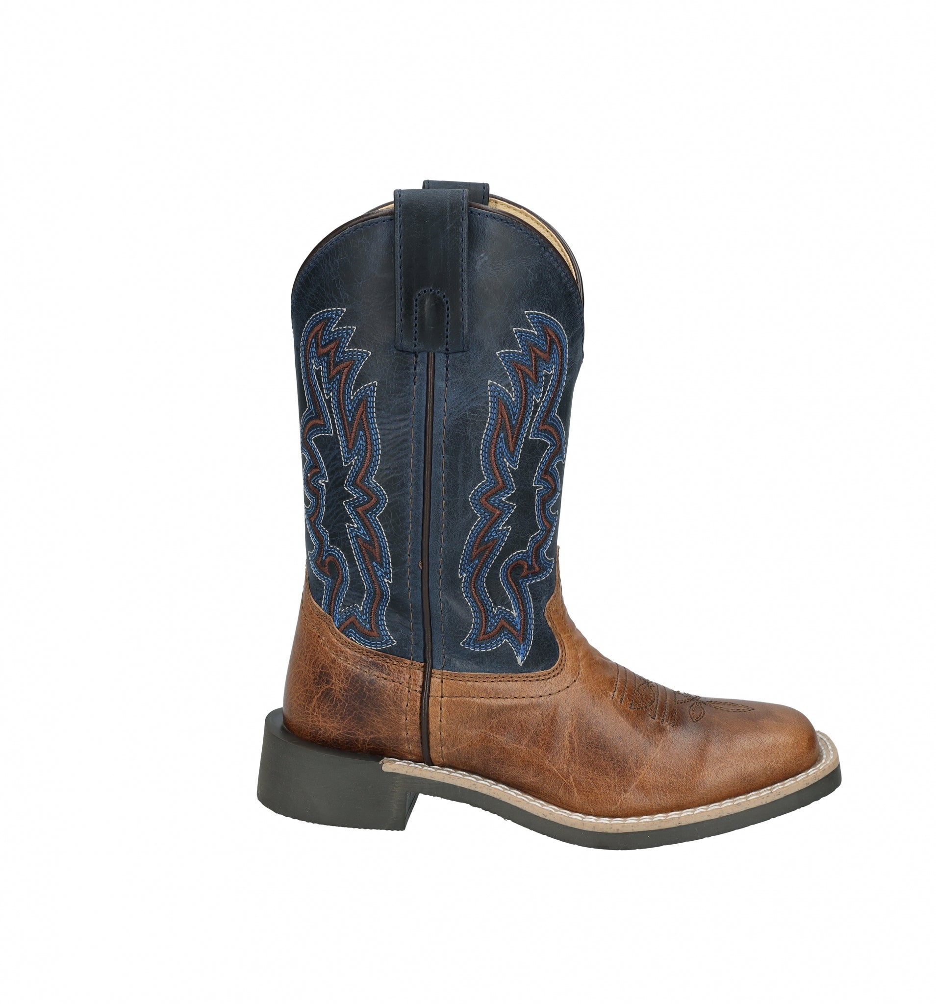 Smoky Mountain Youth Rustler Square Toe Leather Boots