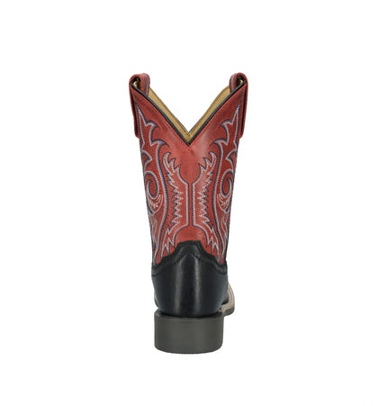 Smoky Mounatin Childs Barrett Square Toe Leather Boots