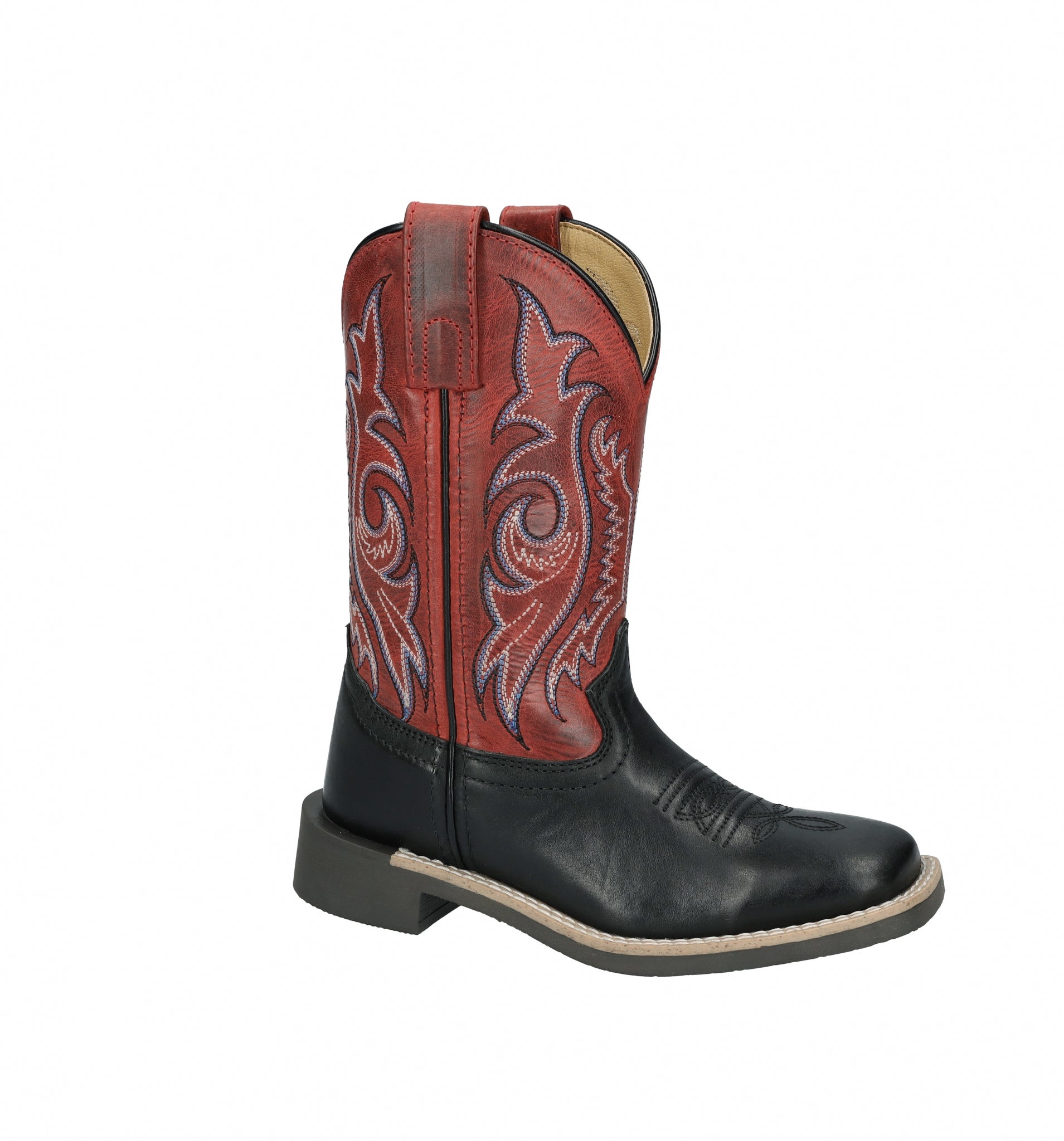 Smoky Mounatin Youth Barrett Square Toe Leather Boots