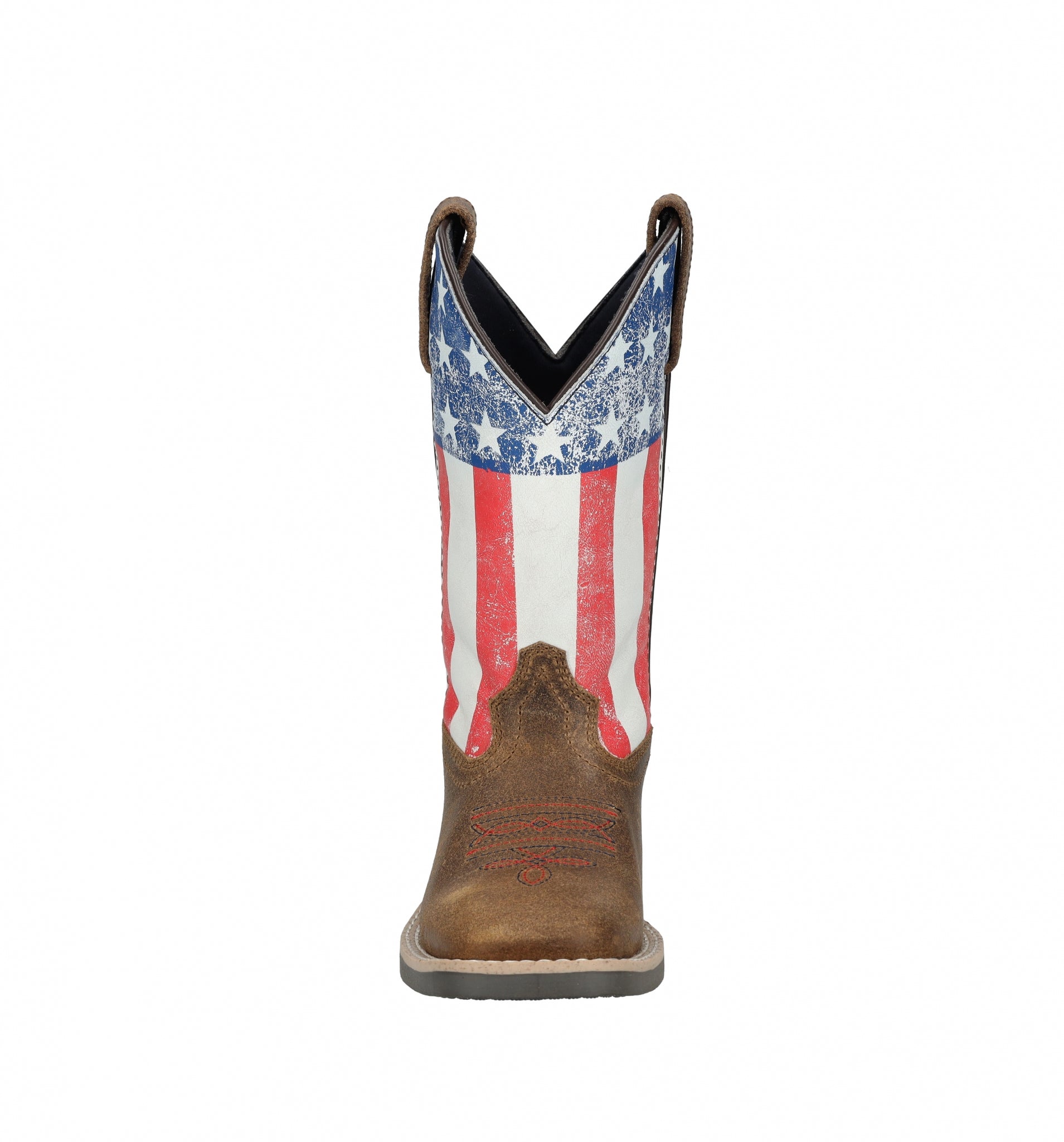 Smoky Mountain Childs Old Glory Square Toe Leather Boots