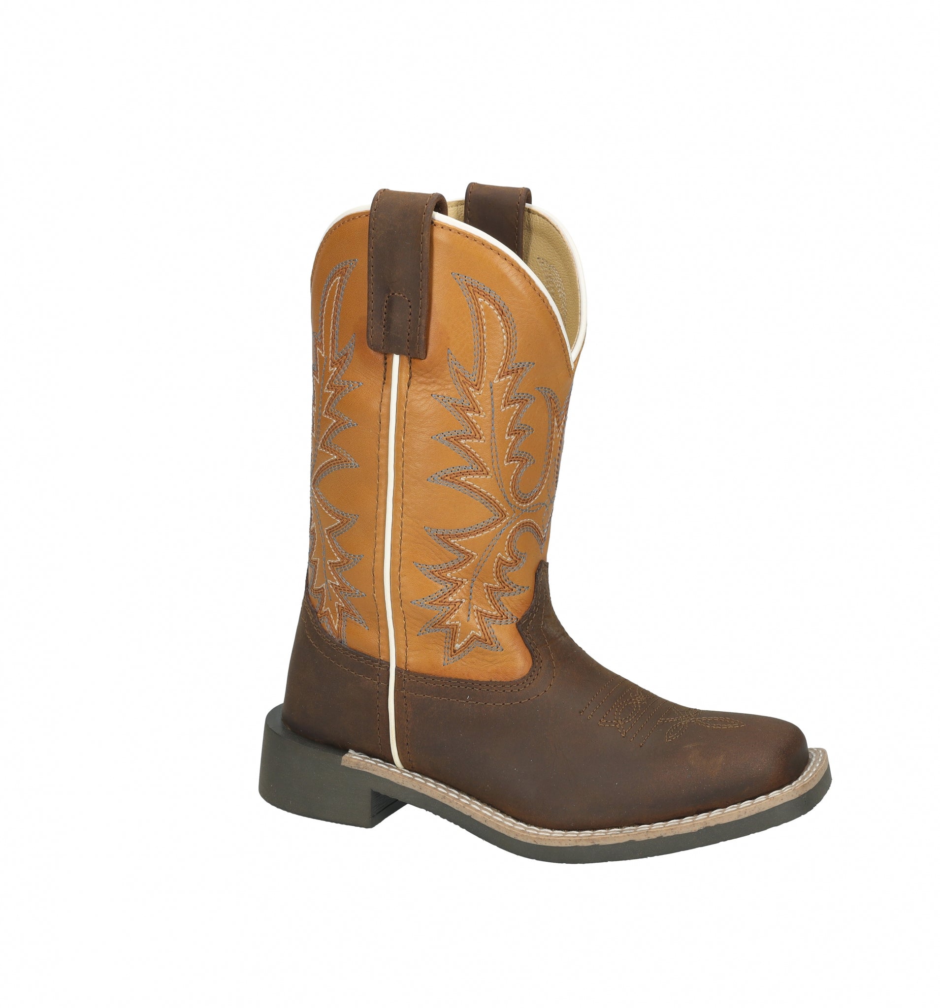 Smoky Mountain Youth Adobe Square Toe Leather Boots
