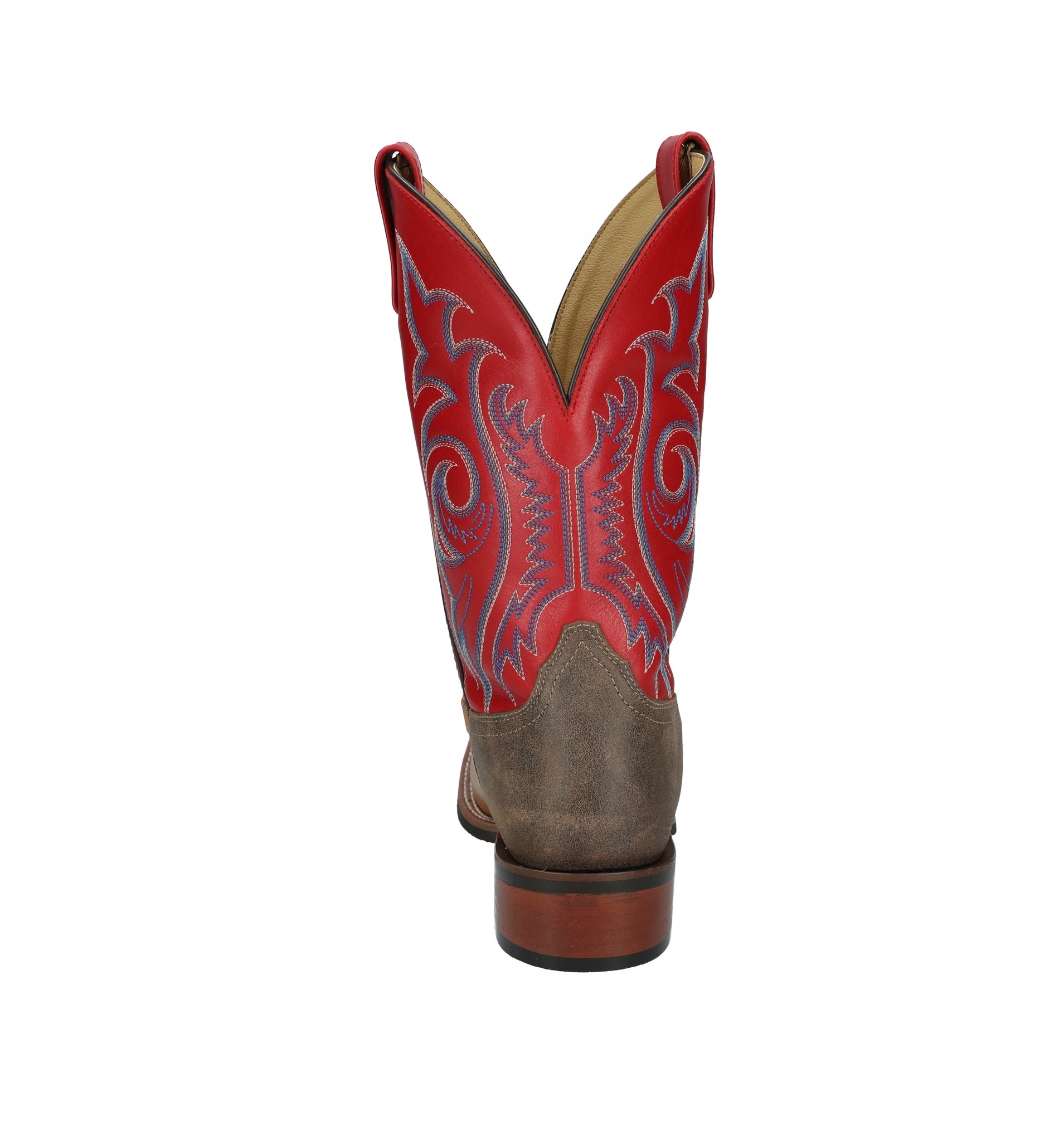Smoky Mountain Mens Barrett Square Toe Leather Boots
