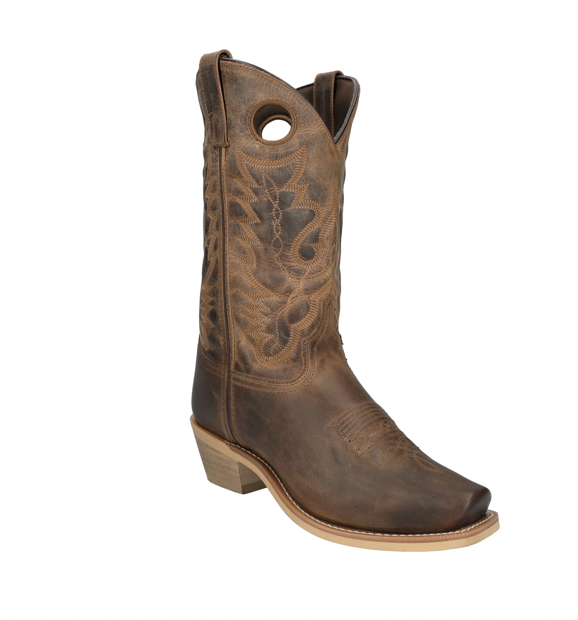 Smoky Mountain Mens Santa Fe Cutter Toe Leather Boots