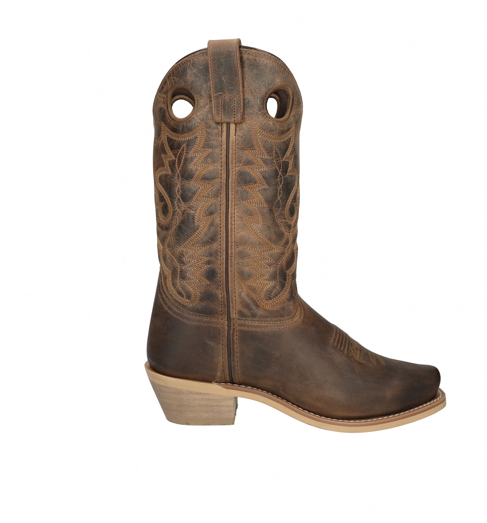 Smoky Mountain Mens Santa Fe Cutter Toe Leather Boots