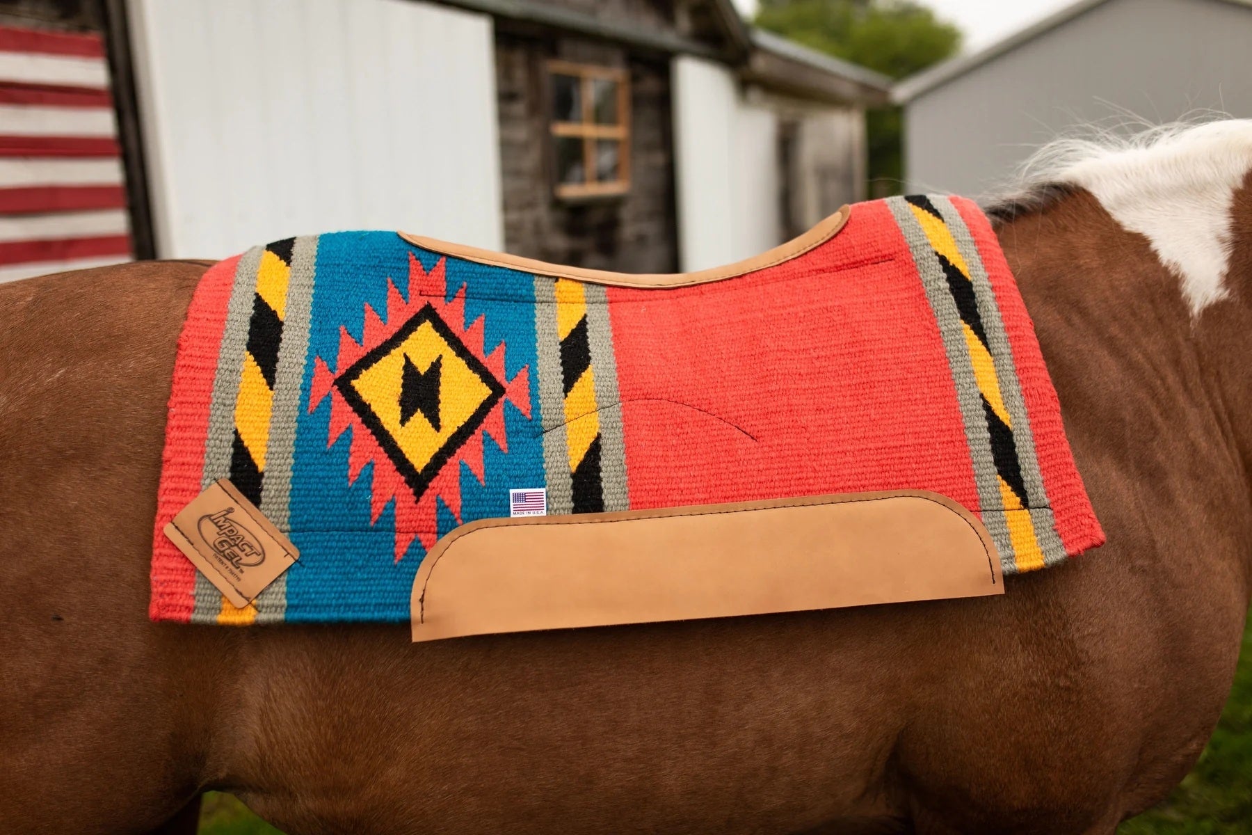 Impact Gel Gone with the Wind Contour Cut Saddle Pad