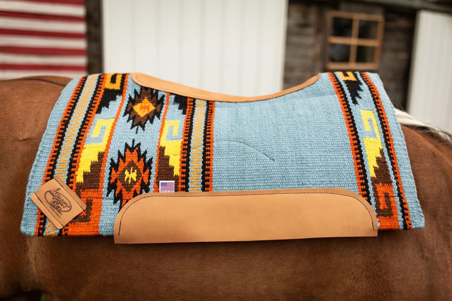 Impact Gel Gone with the Wind Contour Cut Saddle Pad