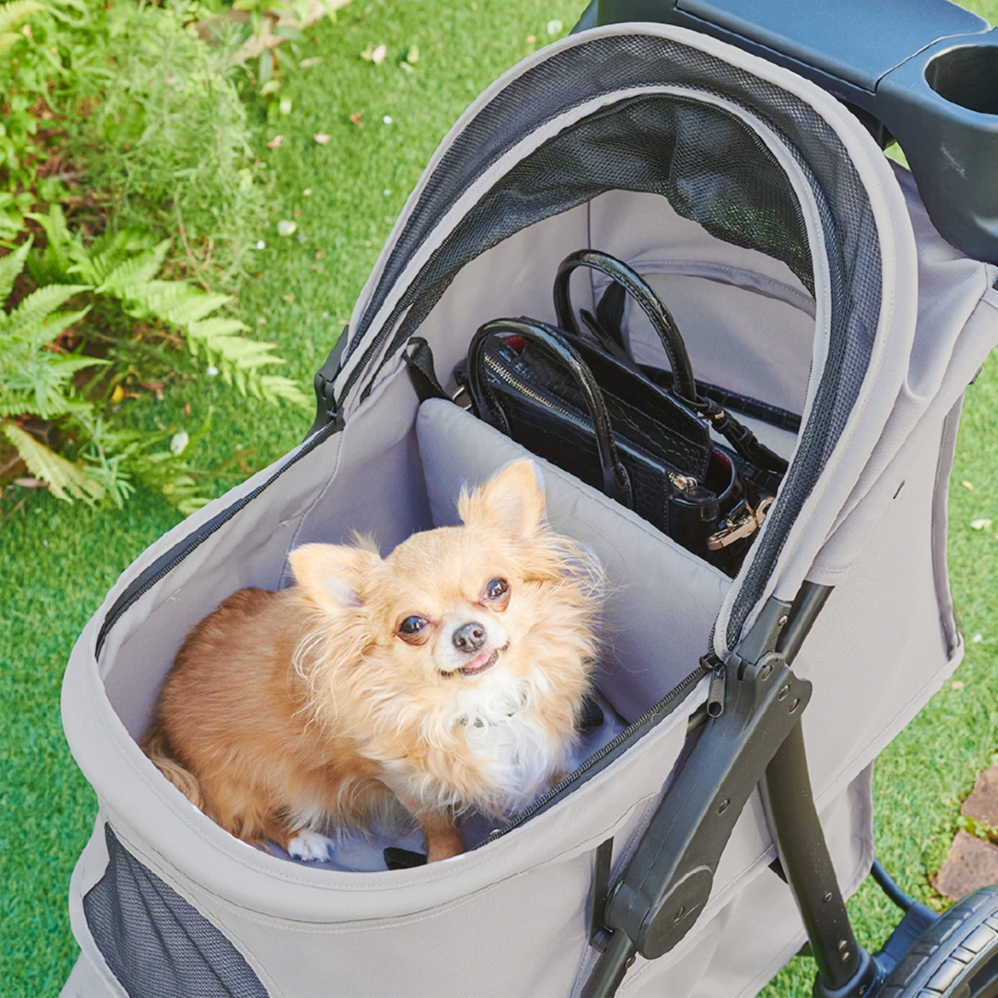 Richell Easy Collapsible Jogging Pet Stroller