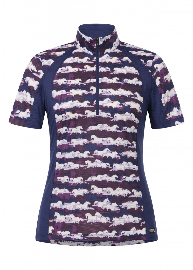 Kerrits EquiBreeze Ice Fil Short Sleeve Shirt - Print