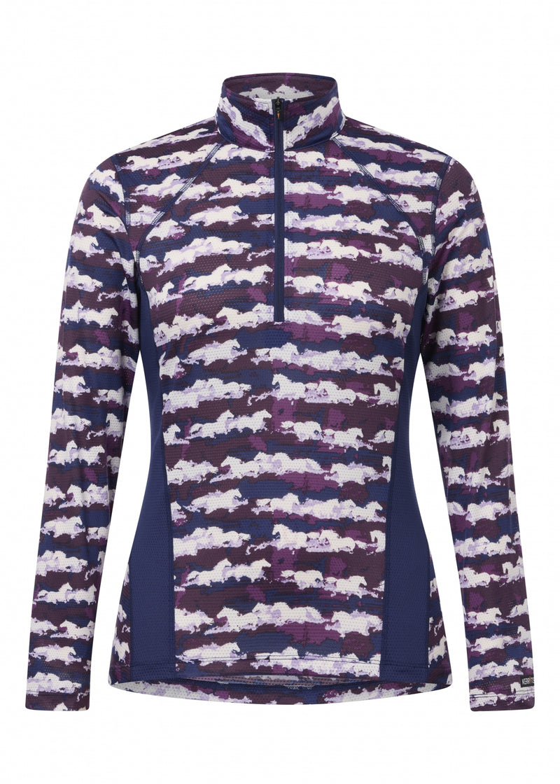 Kerrits Equibreeze Ice Fil Long Sleeve Shirt - Print