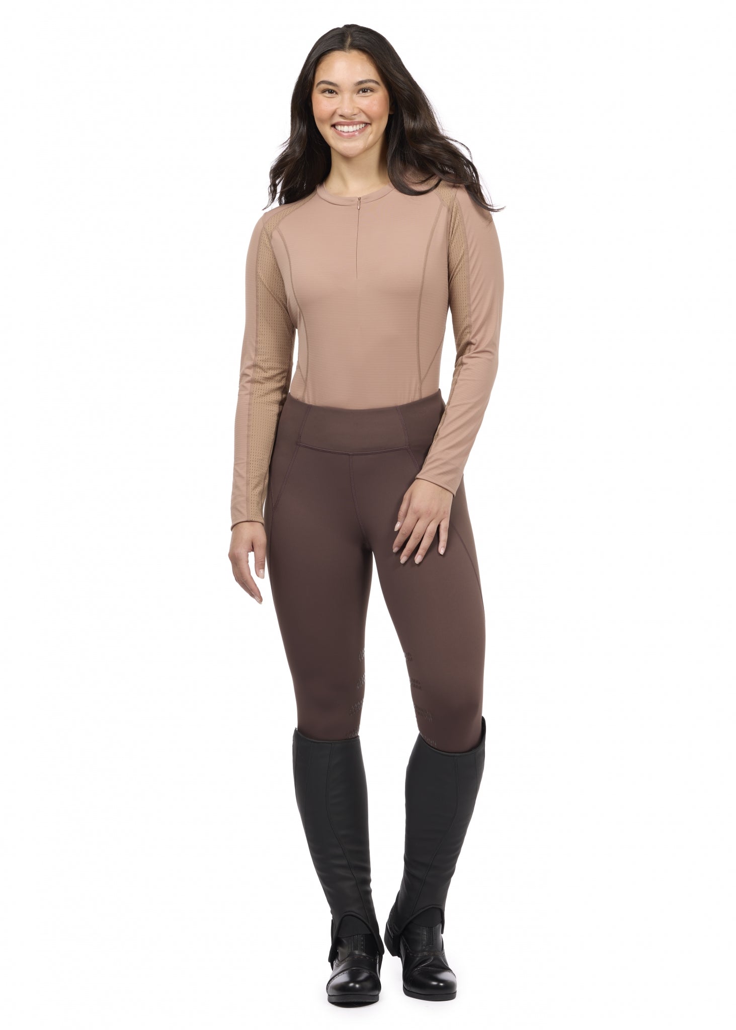 Kerrits Precision Long Sleeve Crew Neck Tech Top