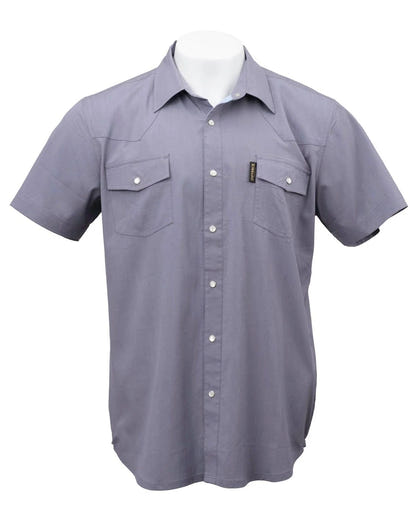 Outback Trading Mens Short Sleeve Moab Western Snap Bamboo Shirt