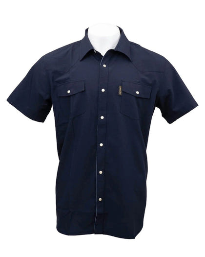 Outback Trading Mens Short Sleeve Moab Western Snap Bamboo Shirt