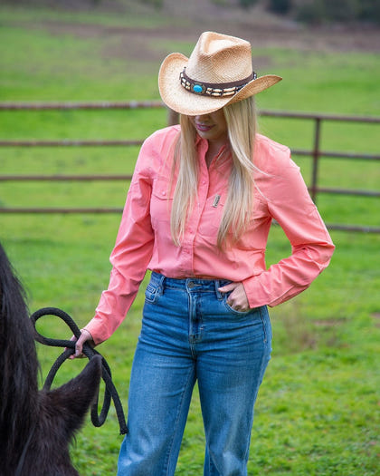 Outback Trading Ladies Sierra Snap Bamboo Shirt