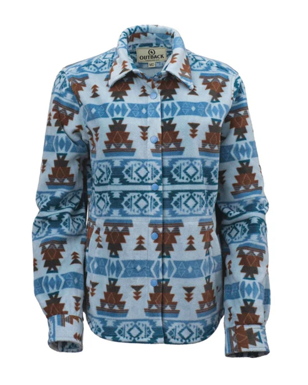 Outback Trading Ladies Skyler Fleece Big Shirt