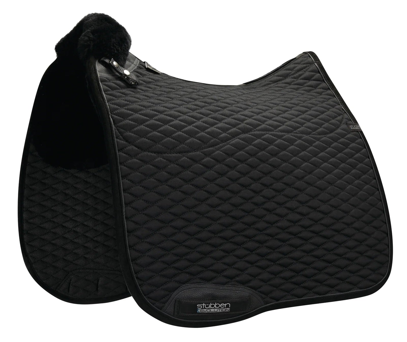 Stubben Streamline Lambswool Dressage Pad Black