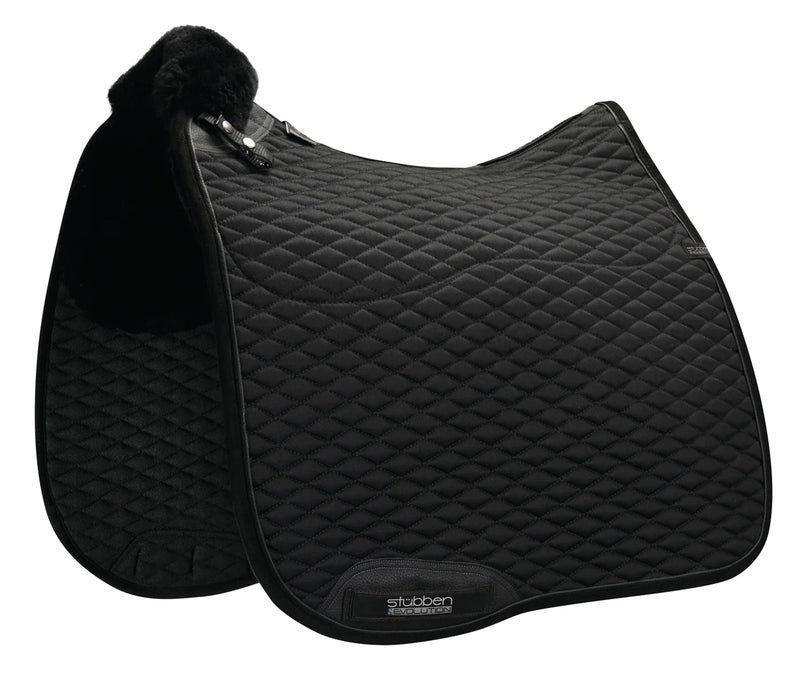 Stubben Streamline Lambswool Dressage Pad Black