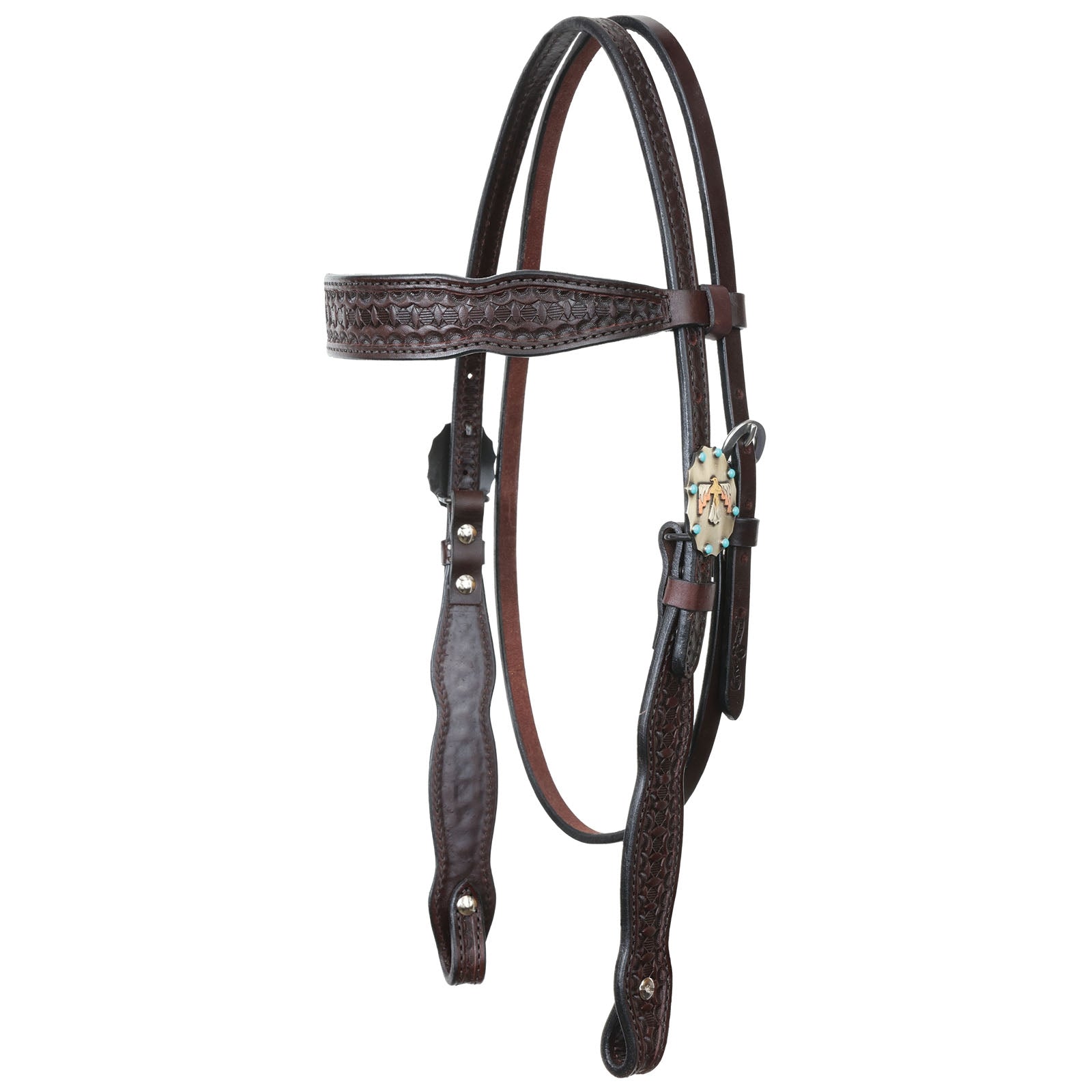 Circle Y 5/8" Shaped Brow-Windsor Headstall