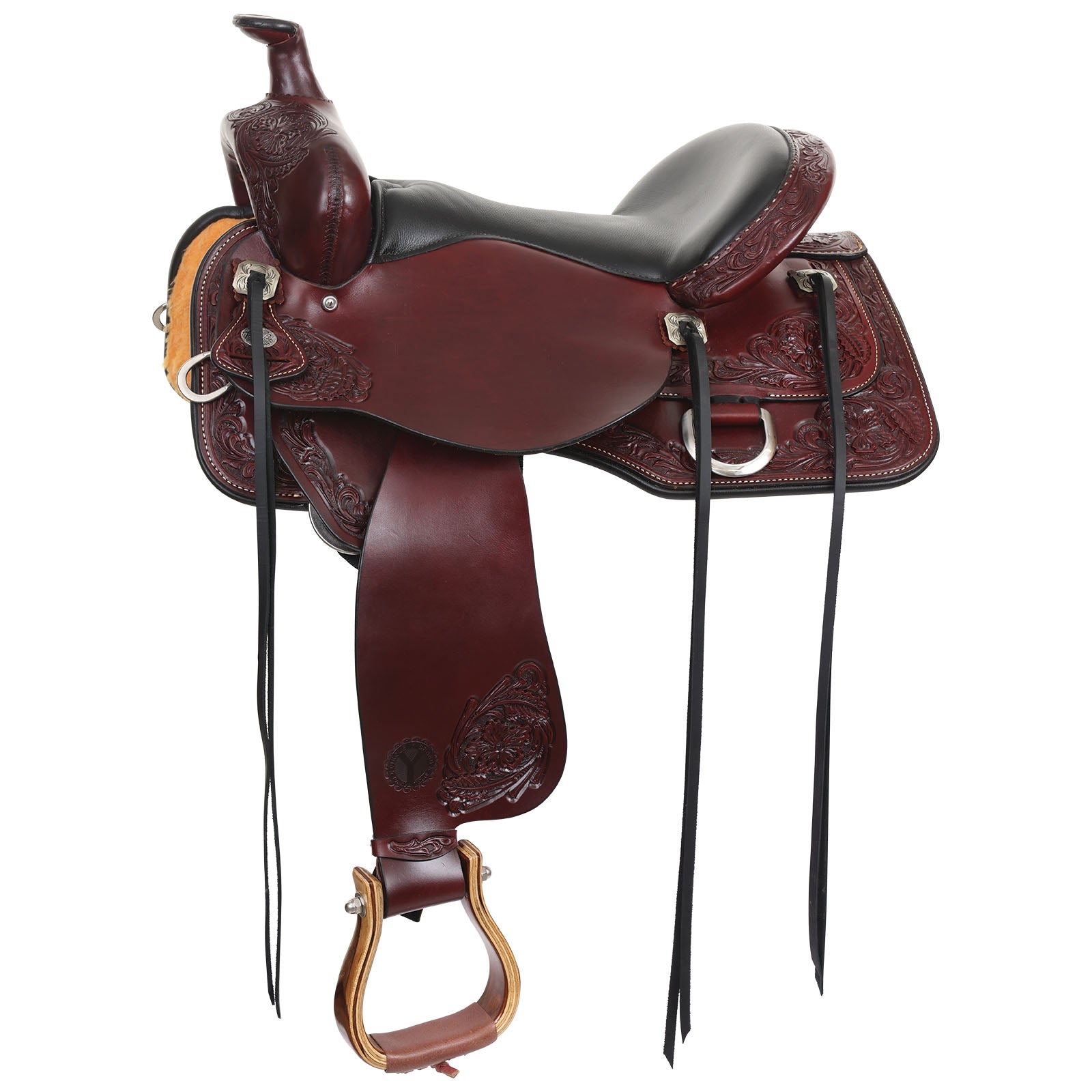 Circle Y Kingsley Flex2 Floral Trail Saddle