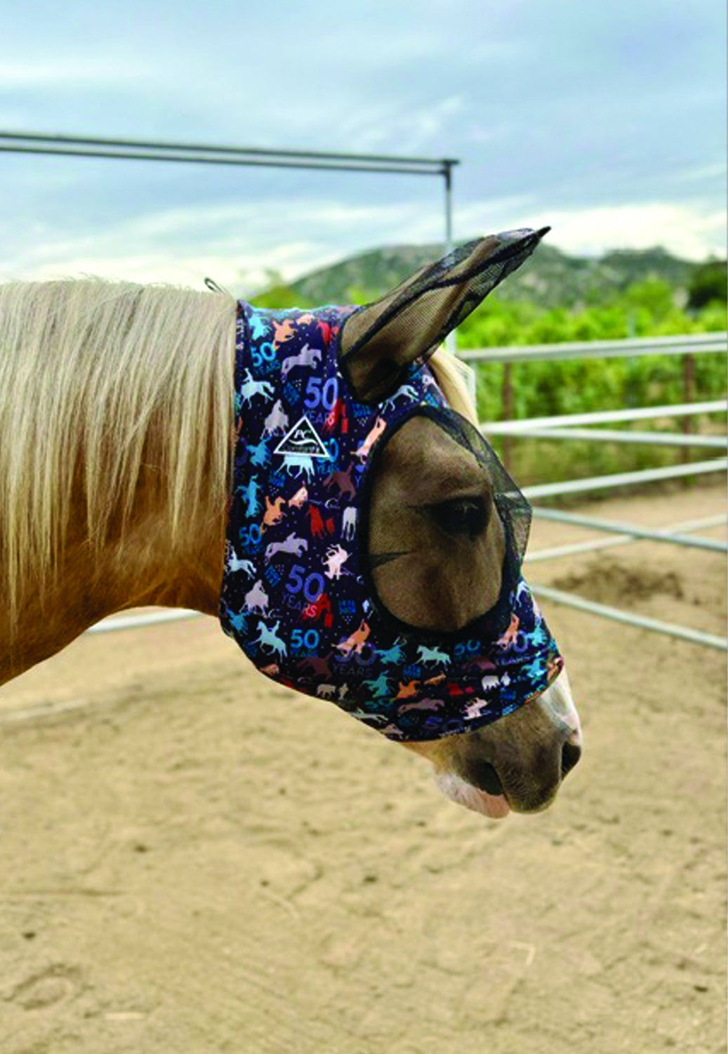 Professionals Choice Comfort Fit Lycra Fly Mask Po