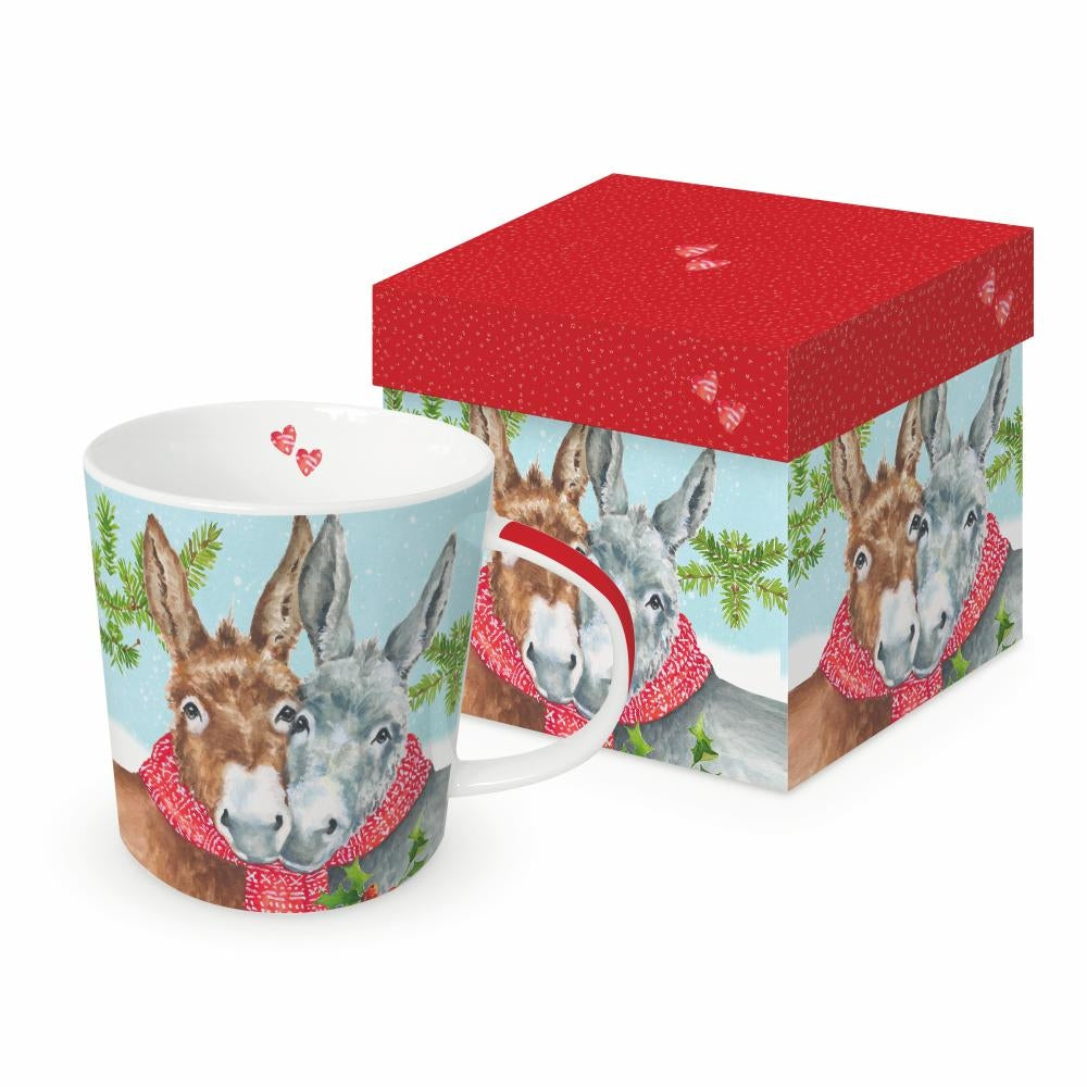 Donkey Snuggle Buddies Boxed Mug