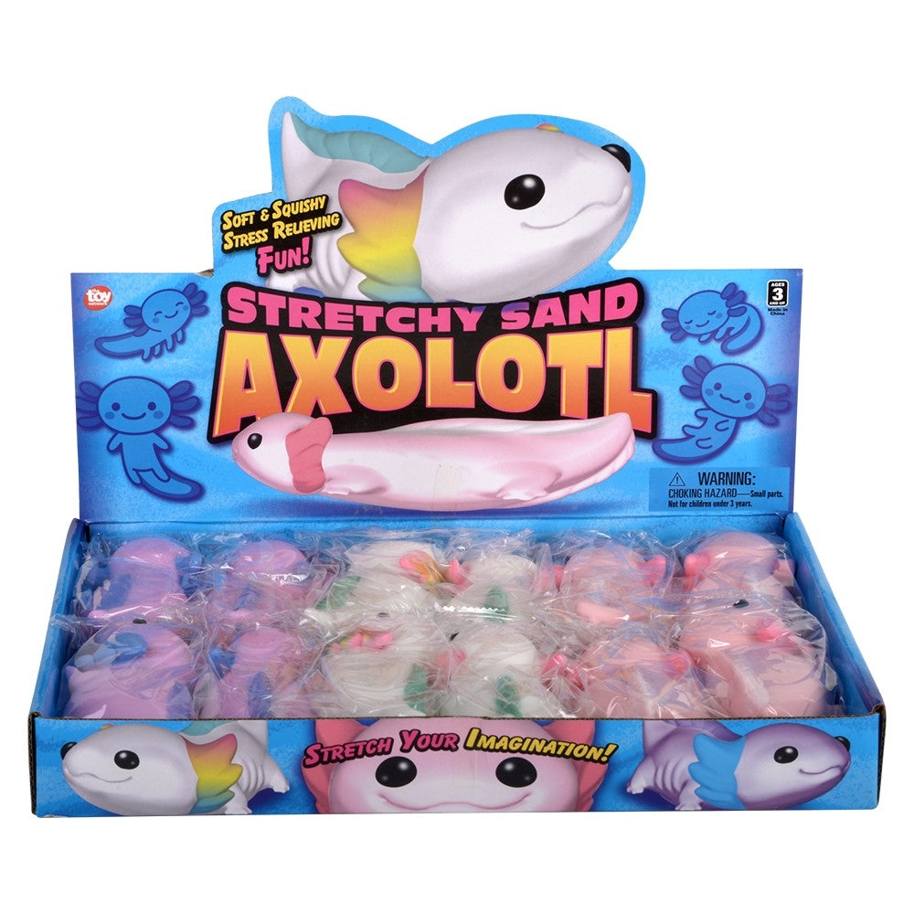 Stretch Squish Axolotl Fidget Toy