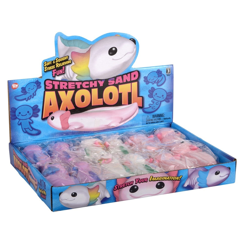 Stretch Squish Axolotl Fidget Toy