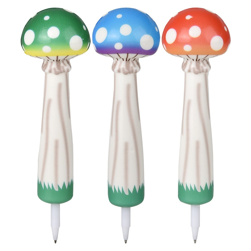 Squish Mushroom Fidget Toy Pen