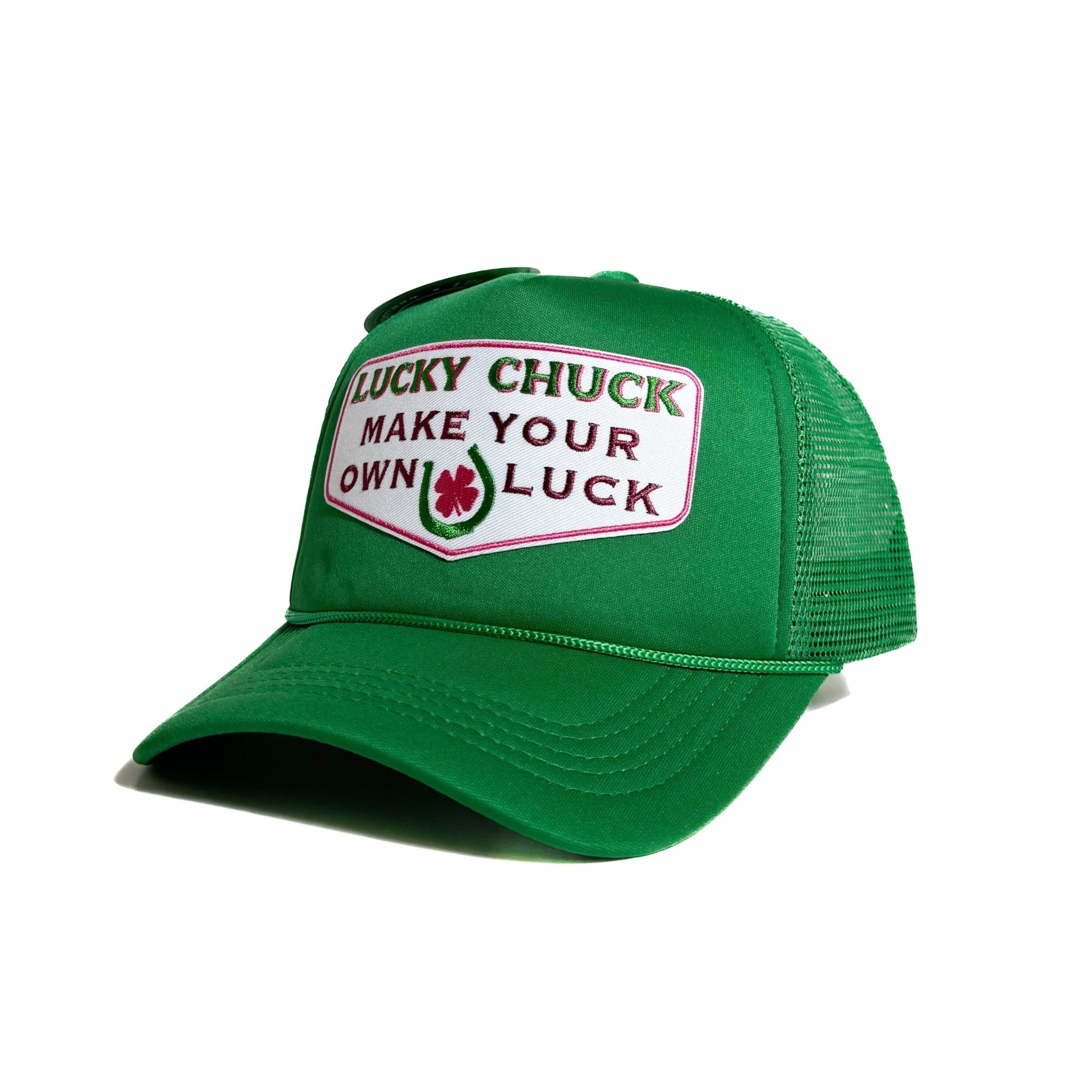 Lucky Chuck Make Your Own Luck Patch Foamie Trucker Hat