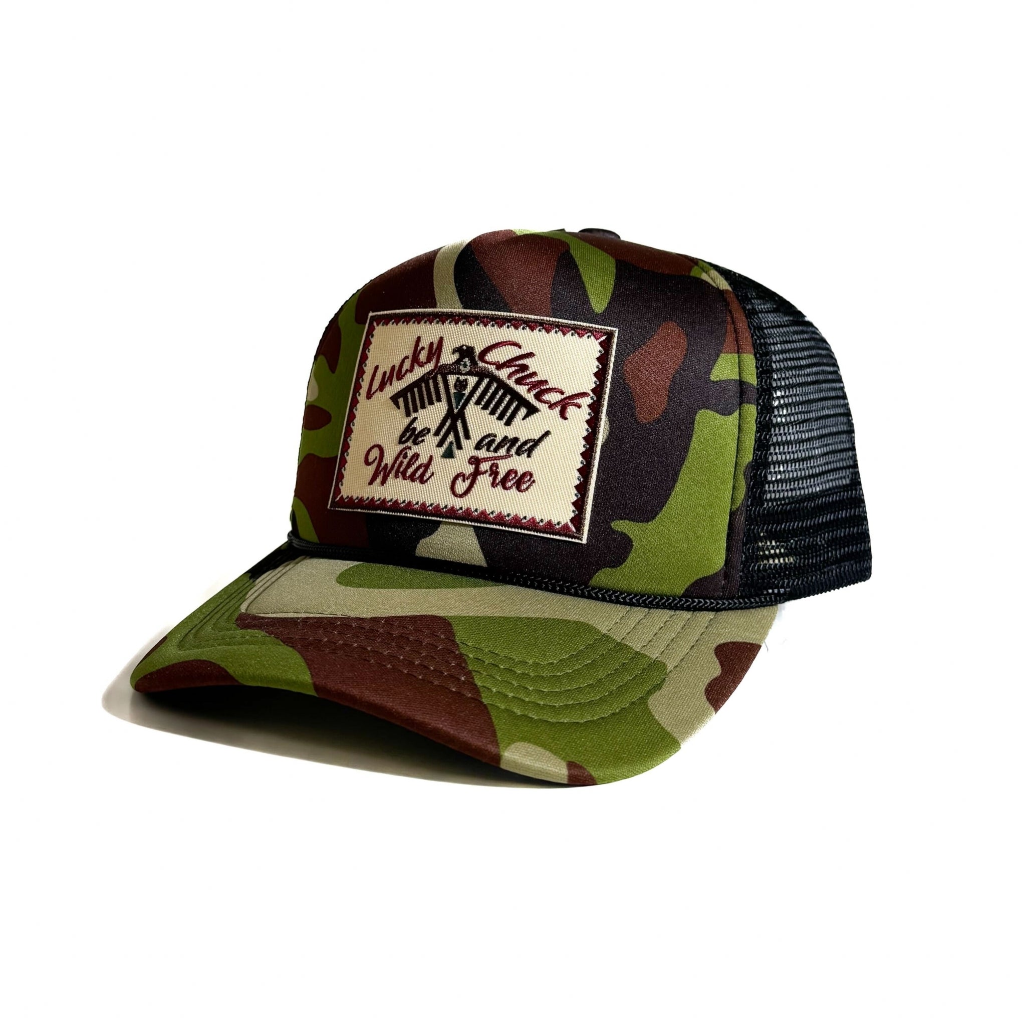 Lucky Chuck Wild & Free Patch Foamie Trucker Hat
