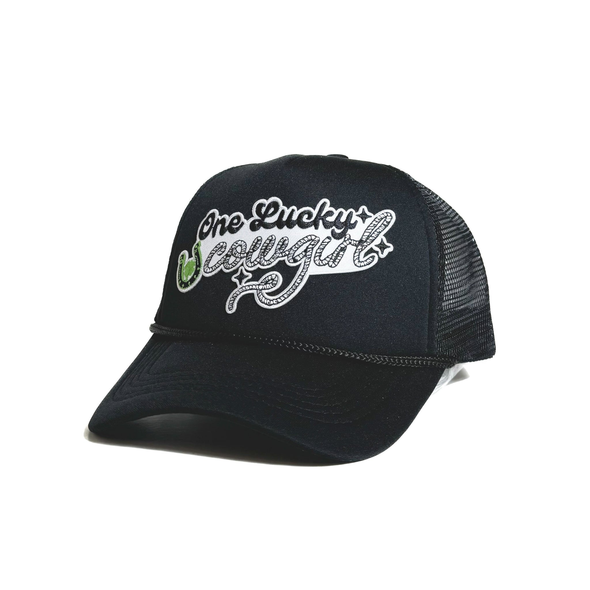 Lucky Chuck One Lucky Cowgirl Patch Foamie Trucker Hat