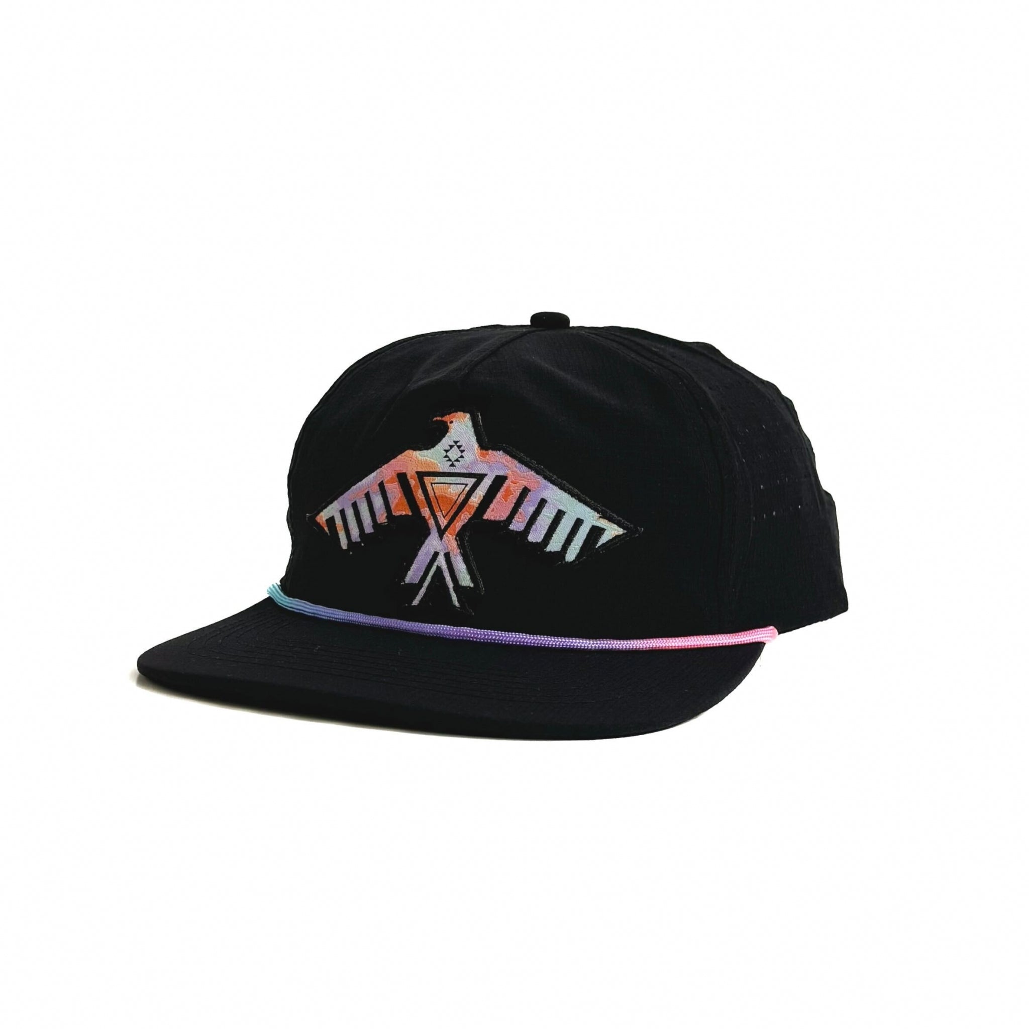 Lucky Chuck Tie Dye River Thunderbird Patch Hat