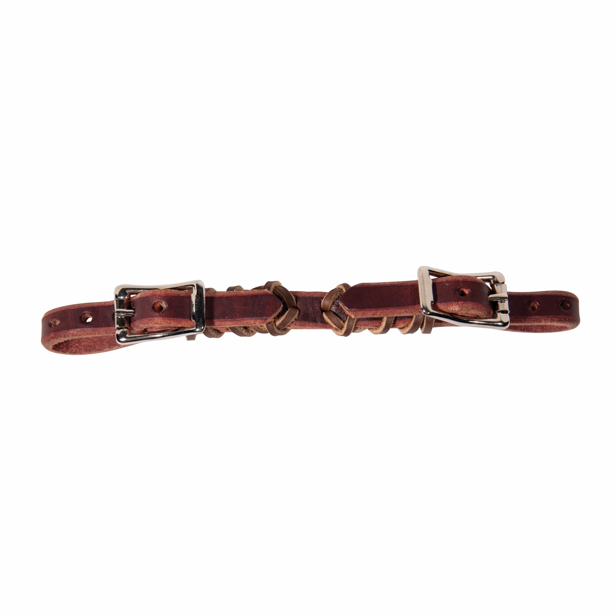 Schutz by Professionals Choice Laced Leather Curb Strap