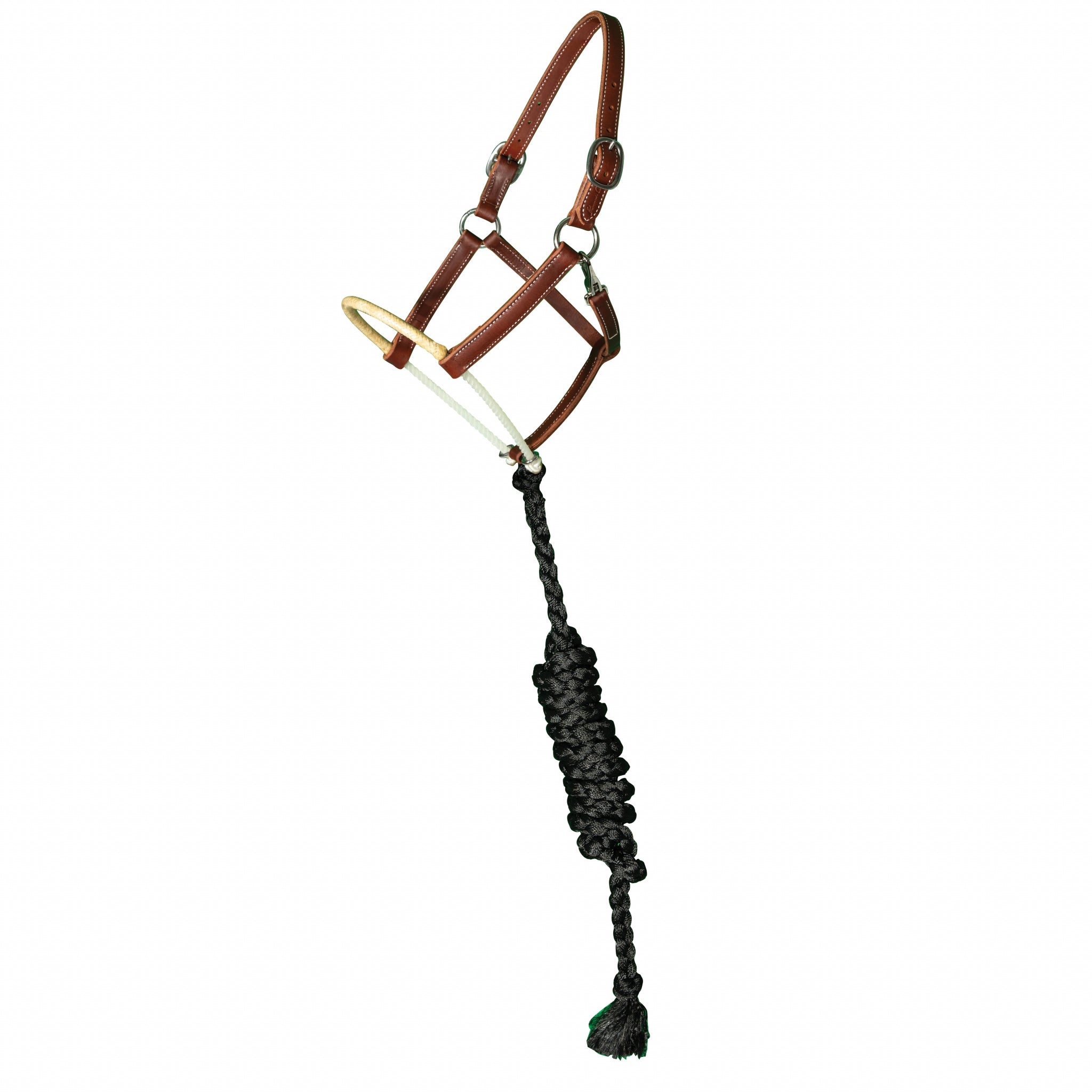 Professionals Choice Rawhide Wrapped Nose Leather Halter