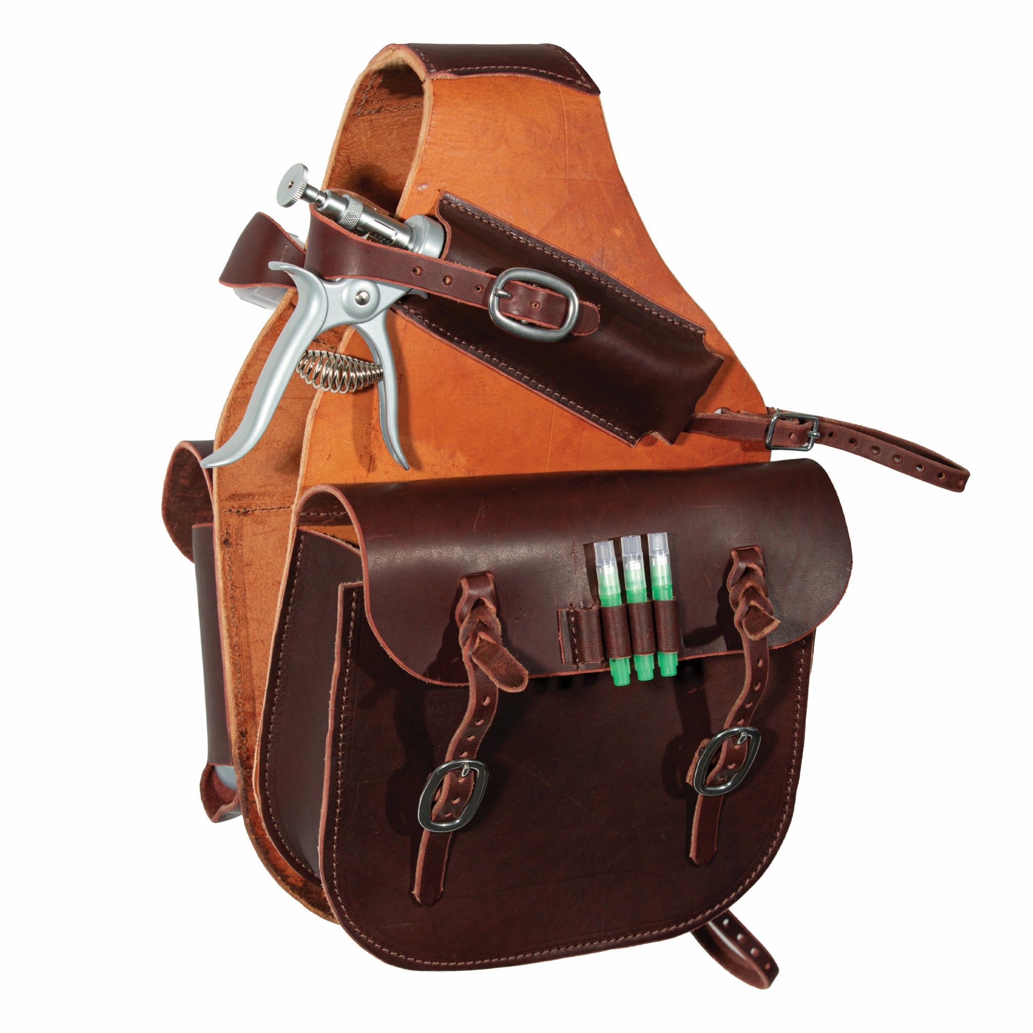 Professionals Choice Medicine Leather Saddle Bag