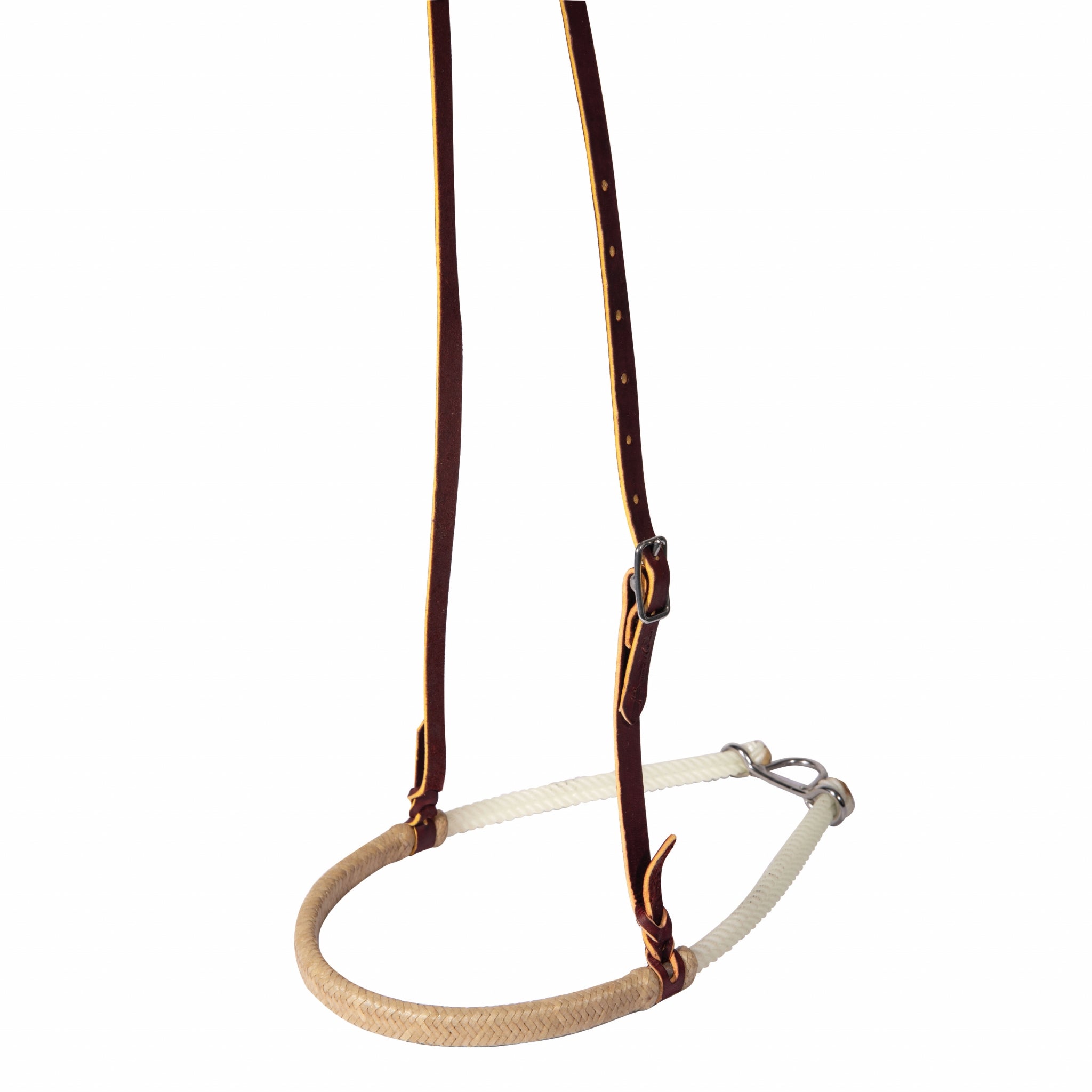 Schutz by Professionals Choice Rawhide Covered Double Rope Noseband