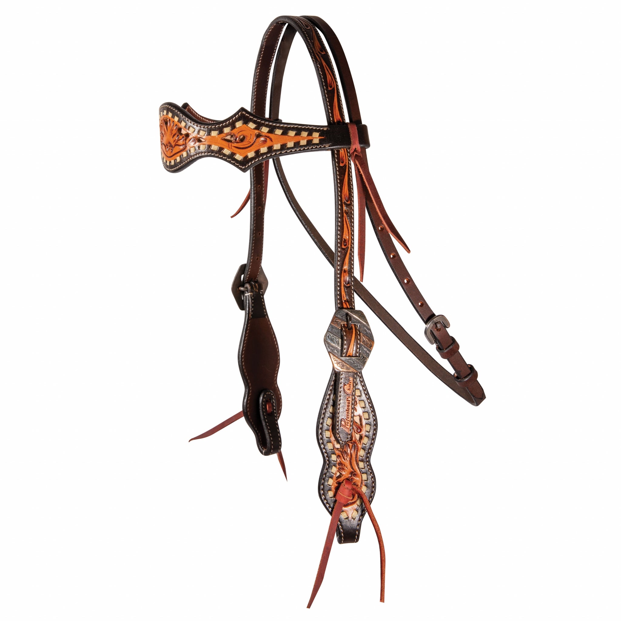 Professionals Choice Block Basket Browband Headstall