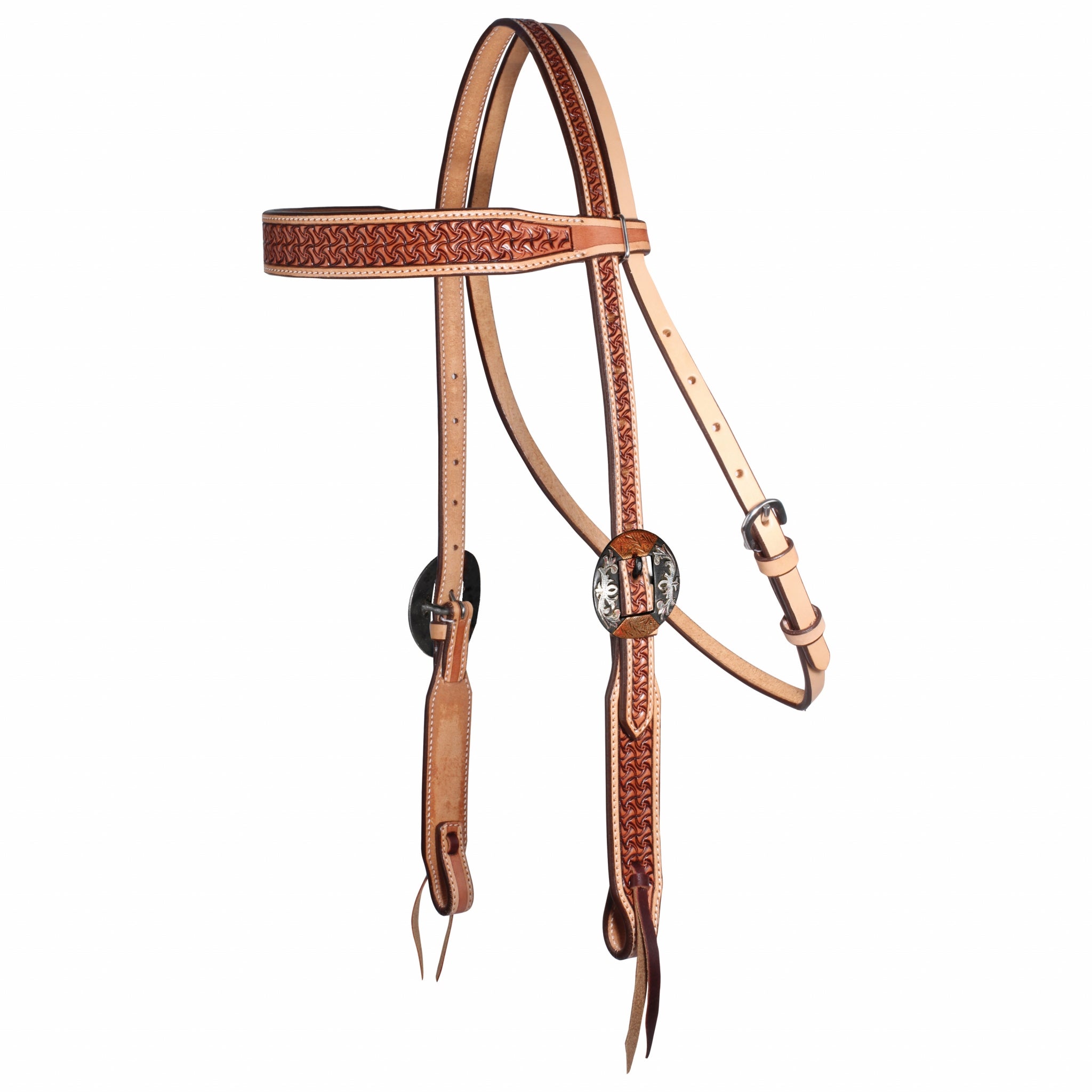 Professionals Choice Two-Tone Windmill Browband Headstall
