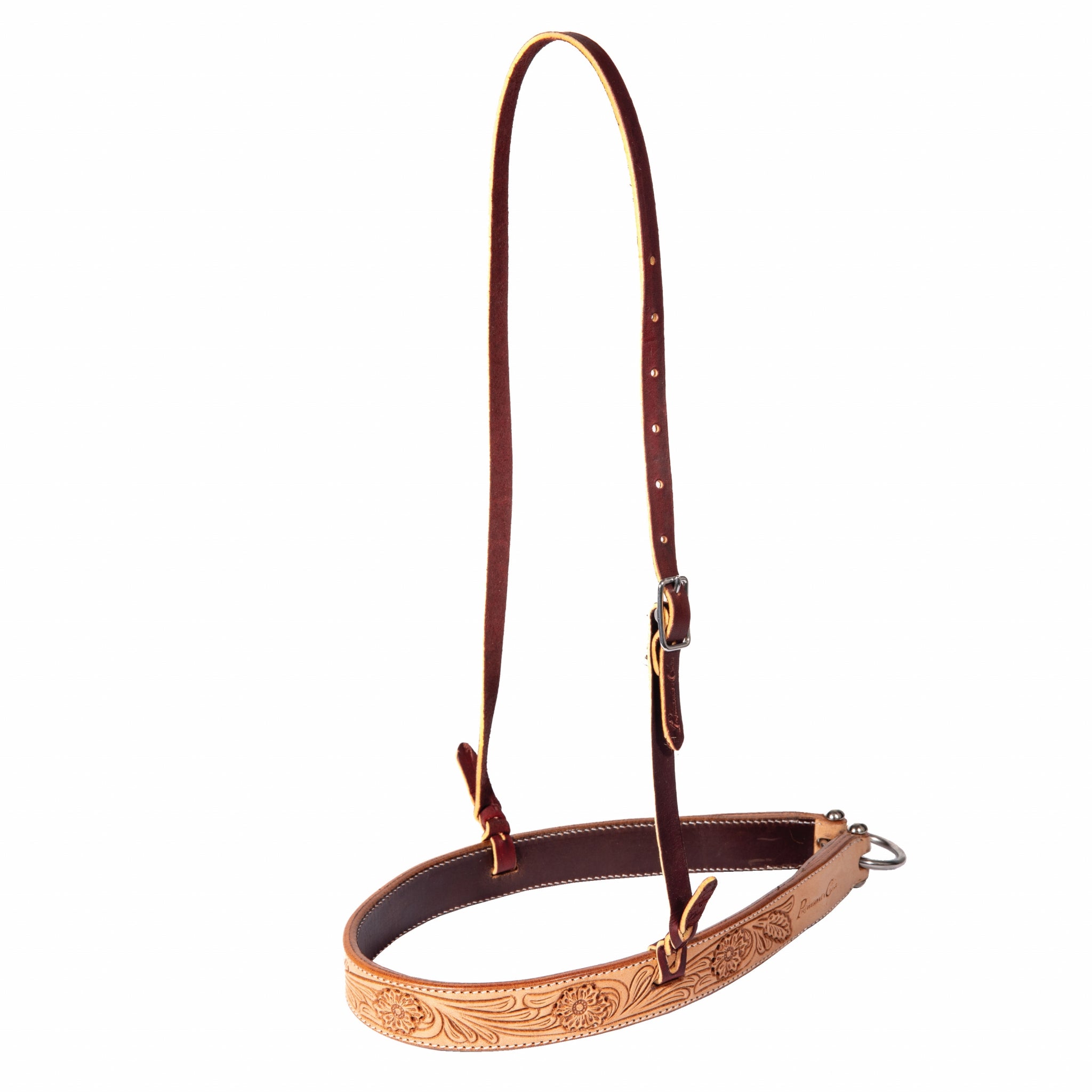 Professionals Choice Floral Rough-Out Noseband