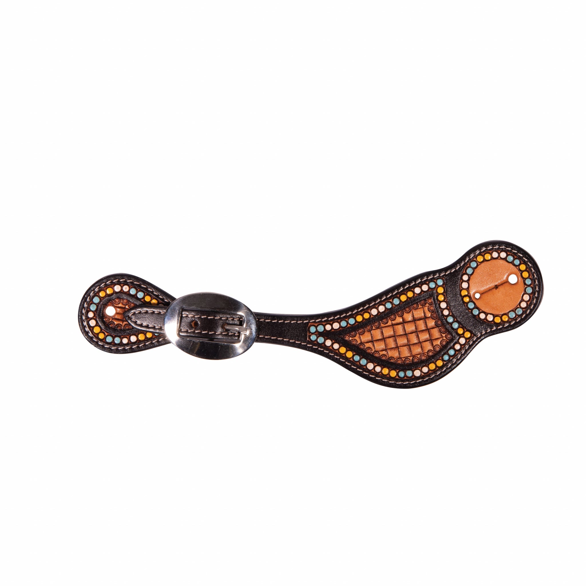 Professionals Choice Multi-Dots Spur Straps