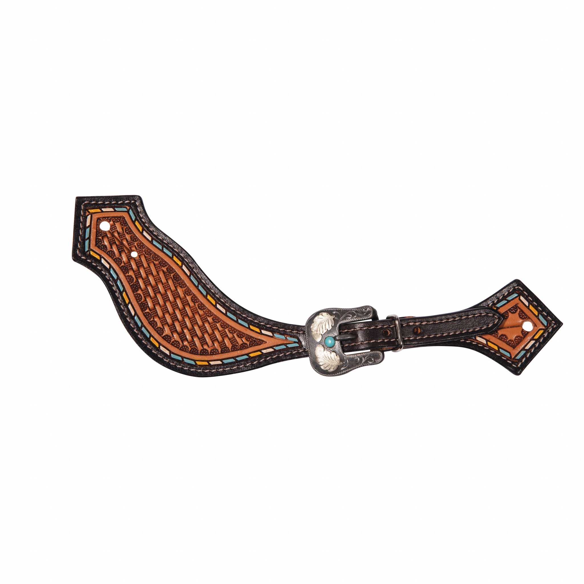 Professionals Choice Multi Feather Buckle Spur Straps