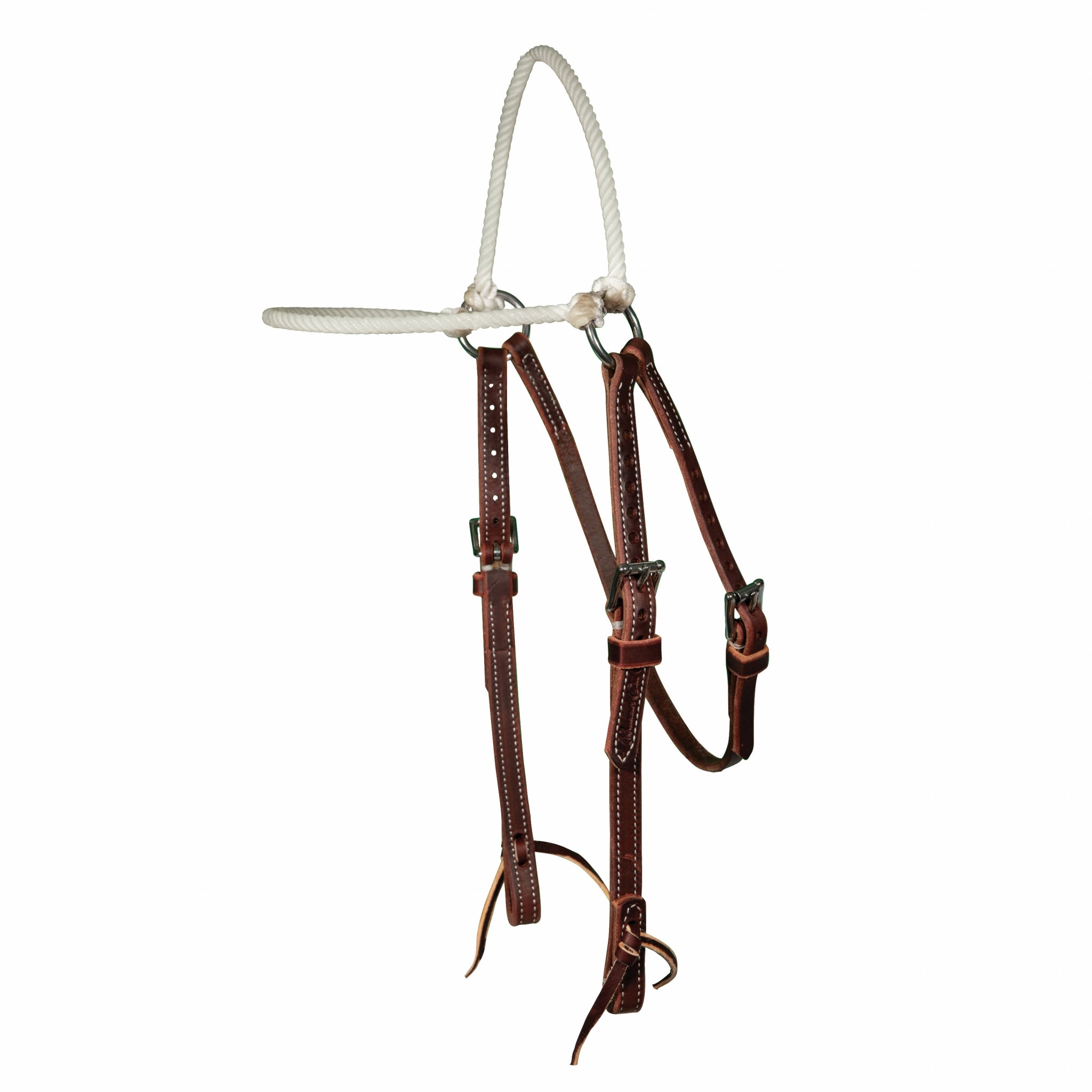 Professionals Choice Lariat Rope Browband Headstall