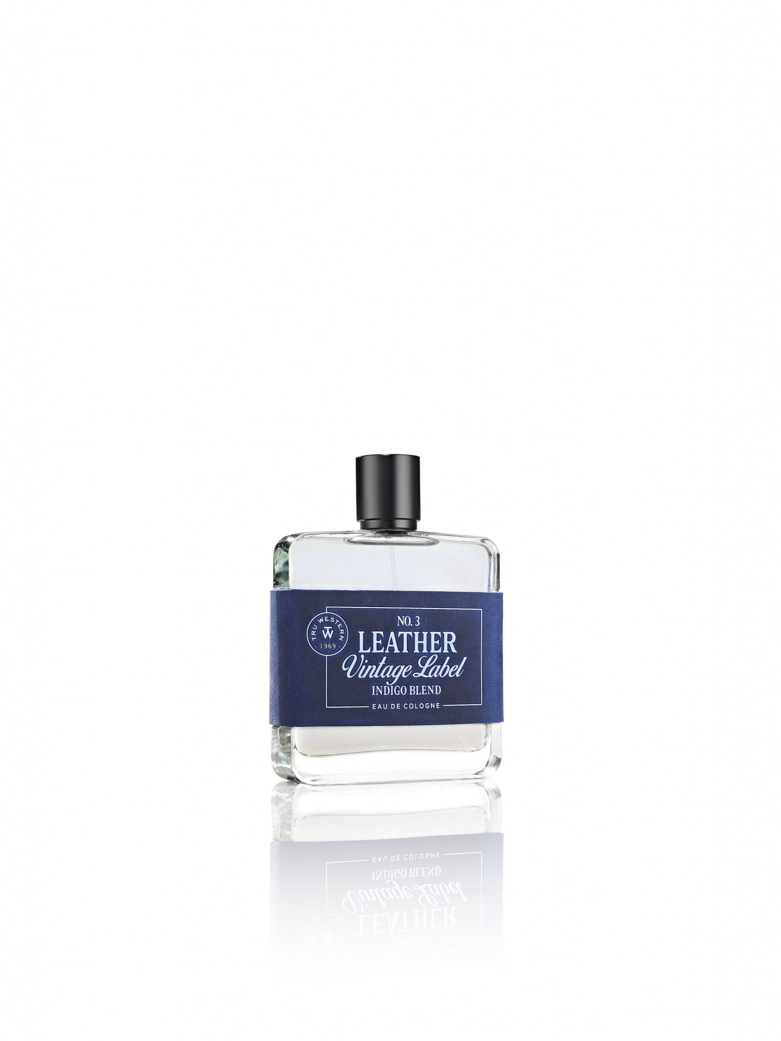 No. 3 Leather Vintage Label Indigo Blend