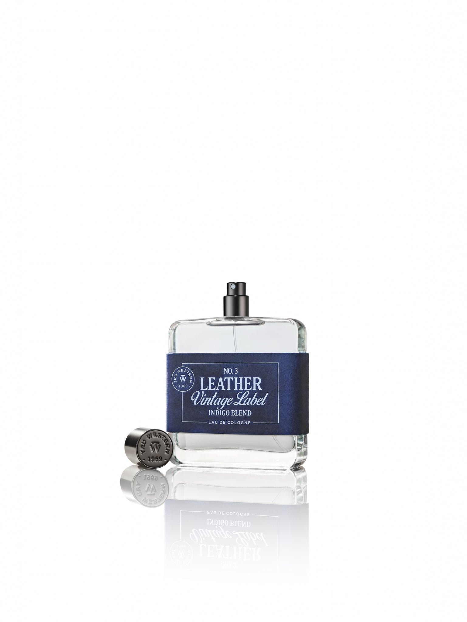 No. 3 Leather Vintage Label Indigo Blend