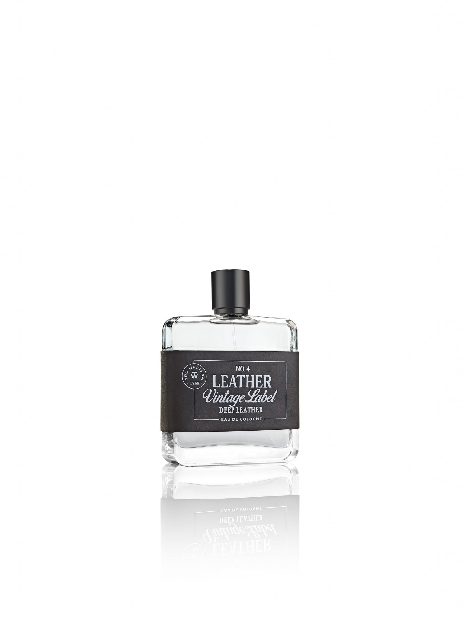 No. 4 Leather Vintage Label Deep Leather