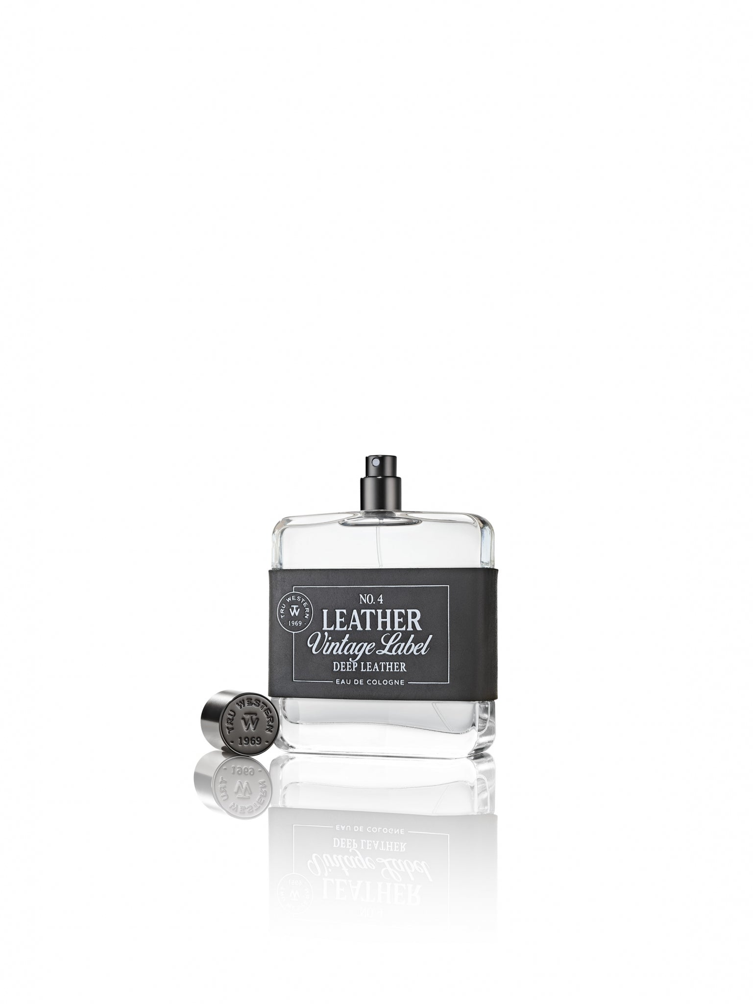 No. 4 Leather Vintage Label Deep Leather