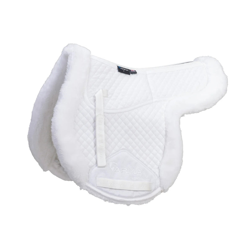 Shires Aubrion SupaFleece Rimmed Shaped Pad with Corrective Shims