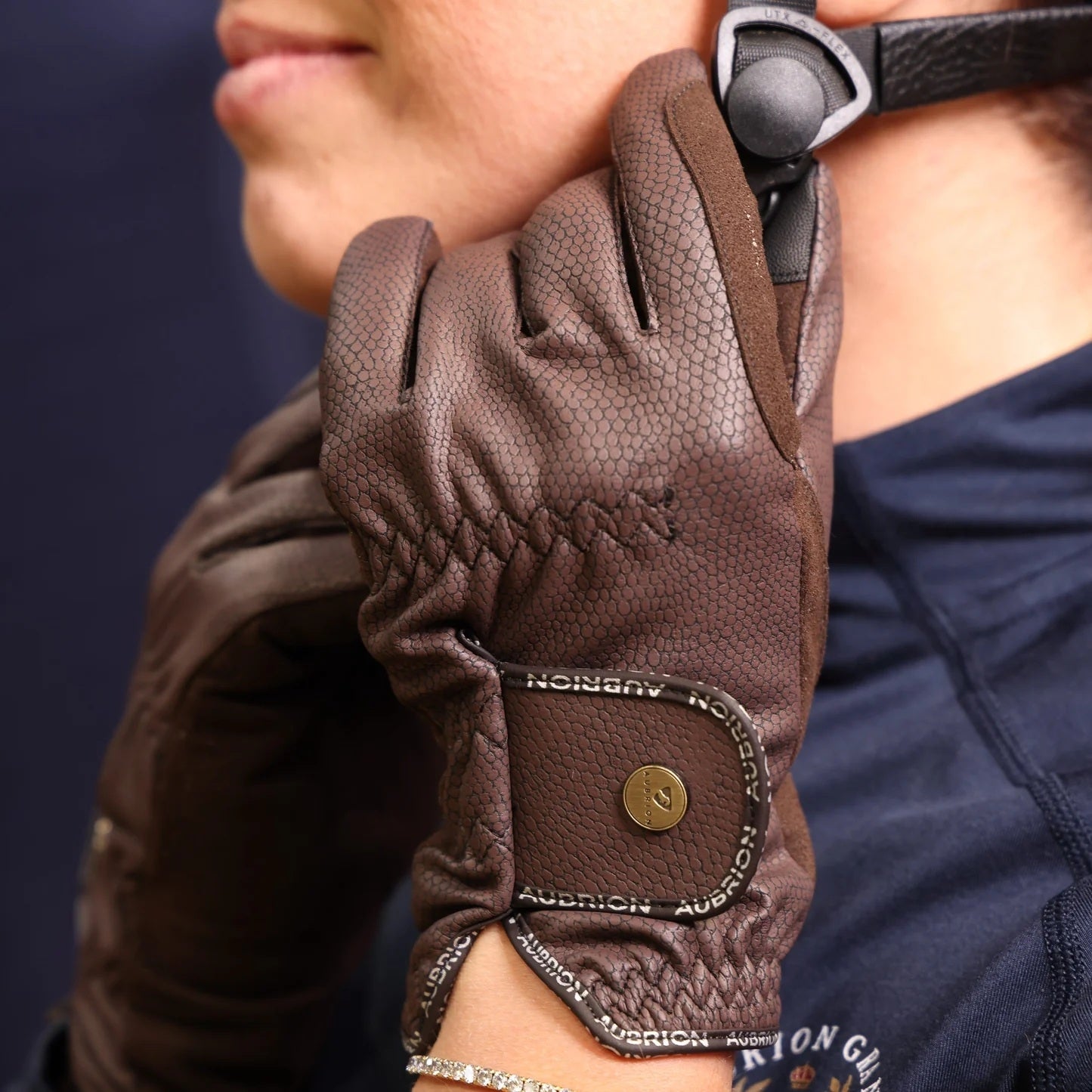 Shires Aubrion Stadium Riding Gloves