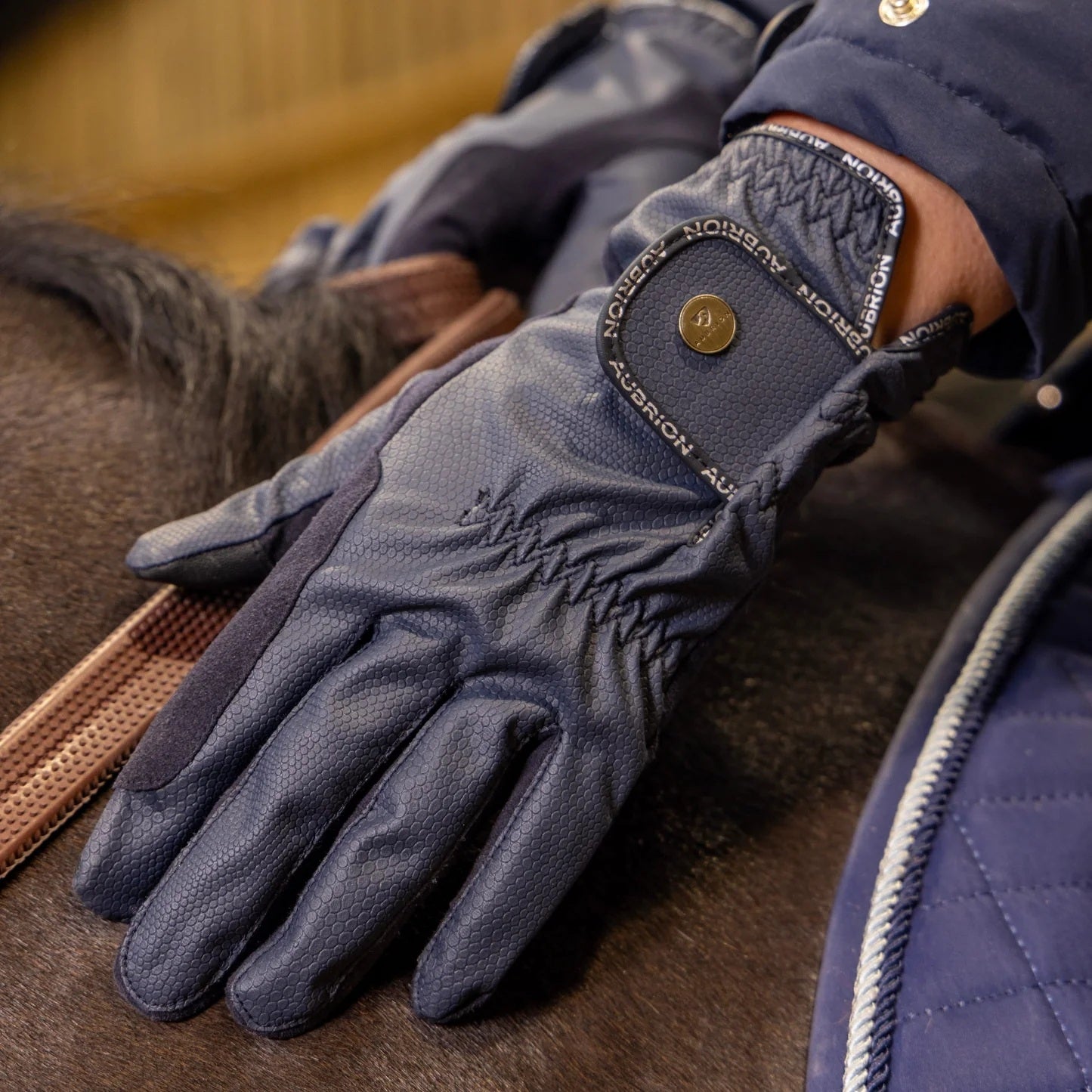 Shires Aubrion Stadium Riding Gloves